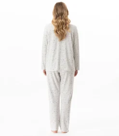 LE CHAT Katoenen pyjama met knopen LUNA 106 gray Hot