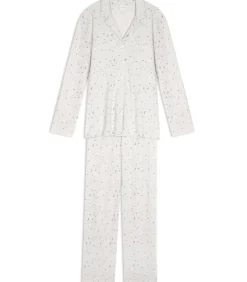 LE CHAT Katoenen pyjama met knopen LUNA 106 gray Hot