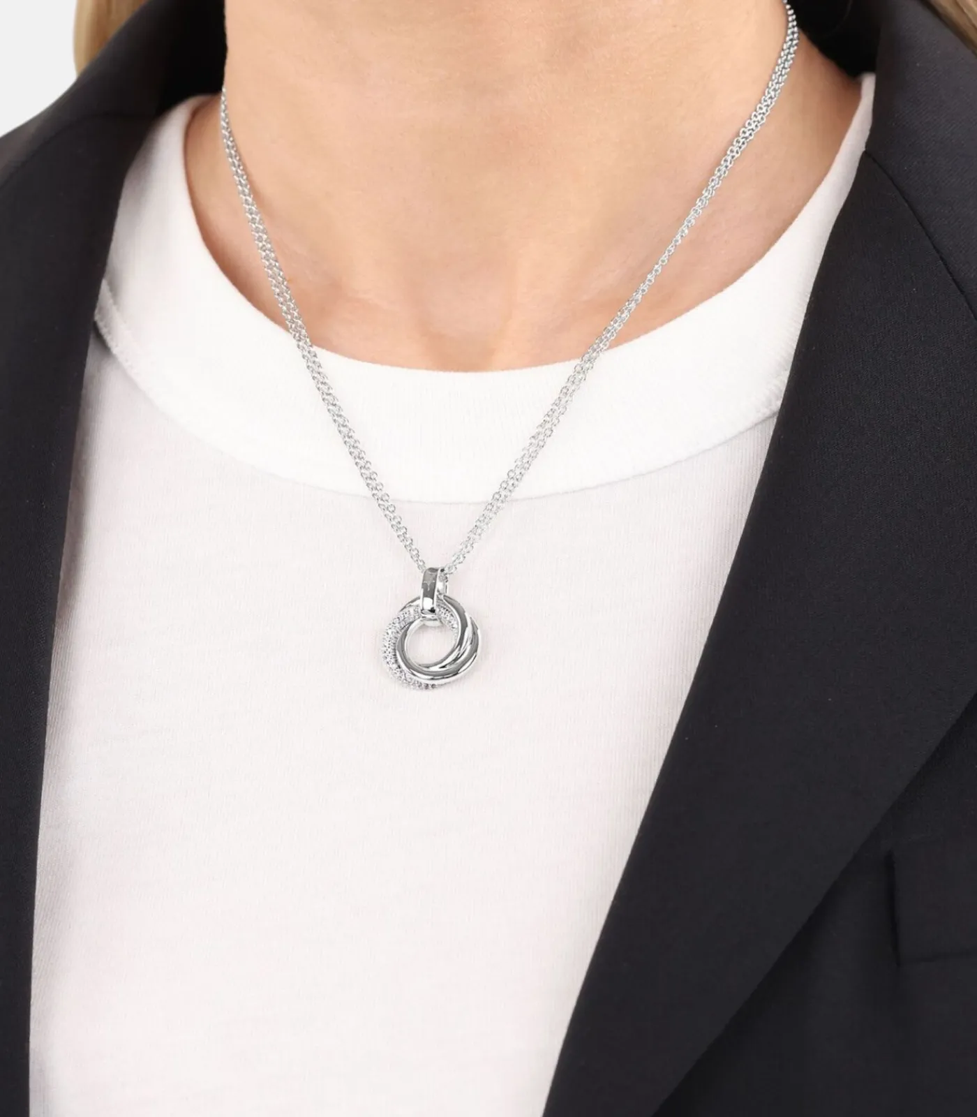 JOOP! Ketten mit Anhänger voor dames, zilver 925, zirkonia silver Online