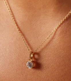 Lucardi Ketting 925 Zilver gold New