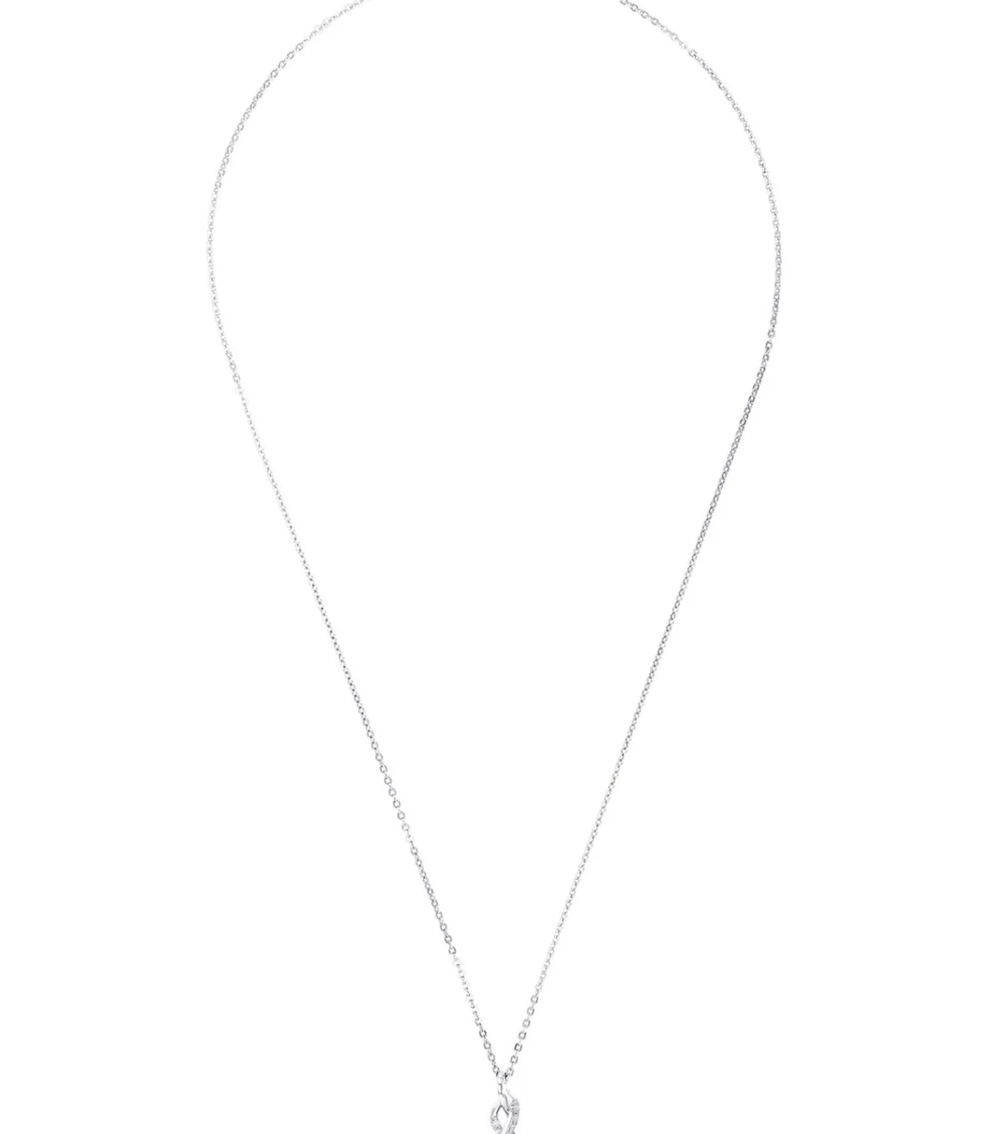 Amor Ketting met hanger für Damen, 925 Sterling Silber, Zirkonia synth. | Infinity silver Sale