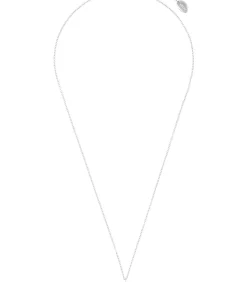 s.Oliver Ketting met hanger voor dames, 925 Sterling zilver, zirkonia synth., schelp parel silver Clearance