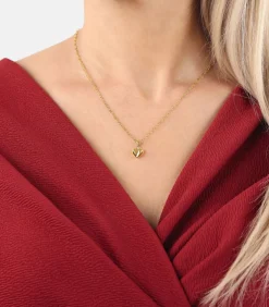 NOELANI Ketting met hanger voor dames, roestvrij staal | hart gold New