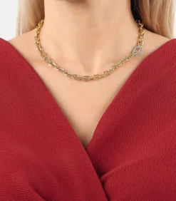 NOELANI Ketting met hanger voor dames, roestvrij staal gold Outlet