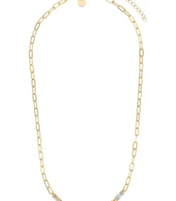 NOELANI Ketting met hanger voor dames, 925 Sterling zilver, zirkonia synth. gold New