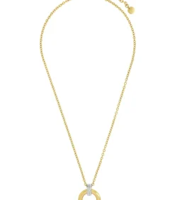 JOOP! Ketting met hanger voor dames, roestvrij staal, zirkonia synth. gold Online