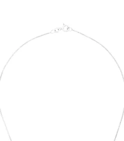 Amor Ketting met hanger voor dames, 925 Sterling zilver, zirkonia synth. | bloem silver Best