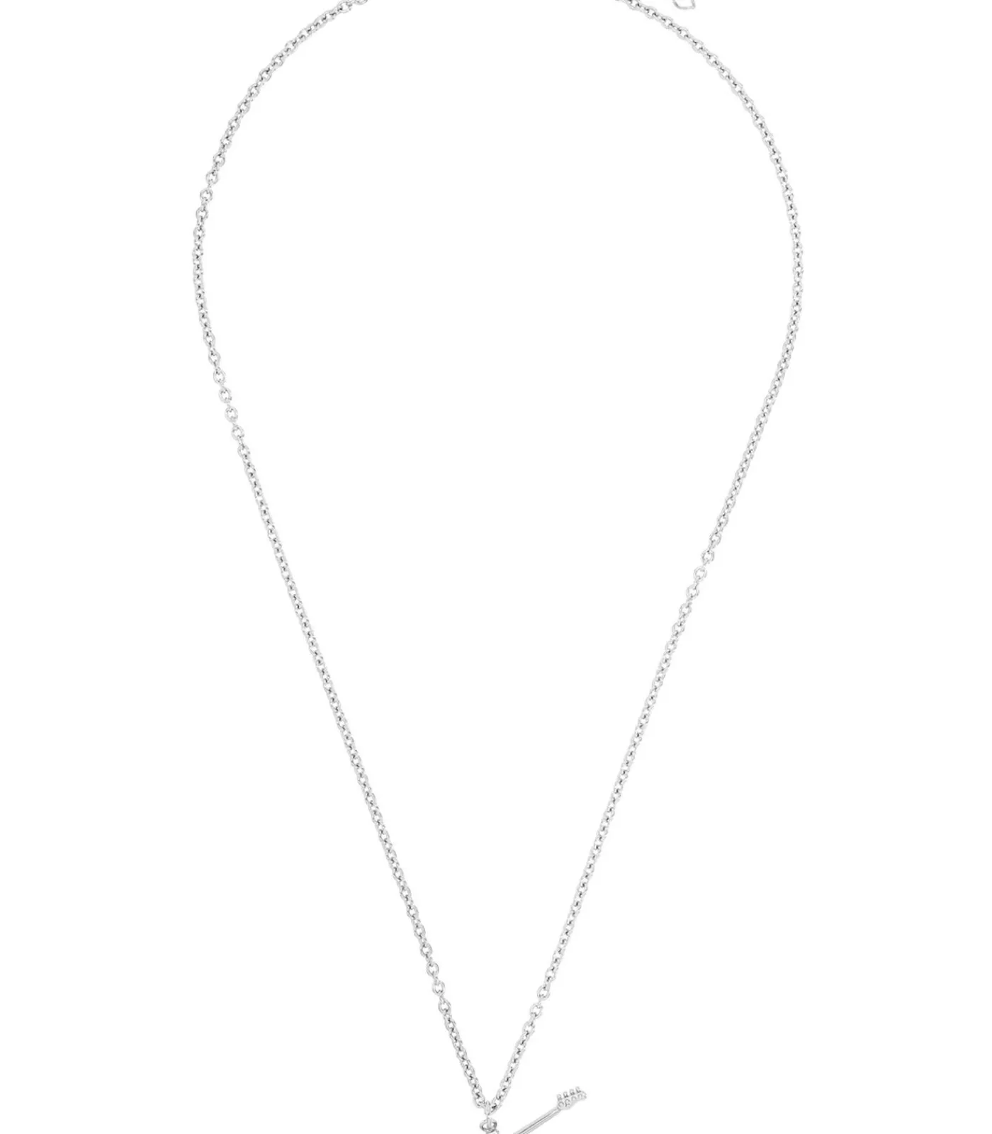 Amor Ketting met hanger voor dames en heren, unisex, 925 sterling zilver | gitaar silver New