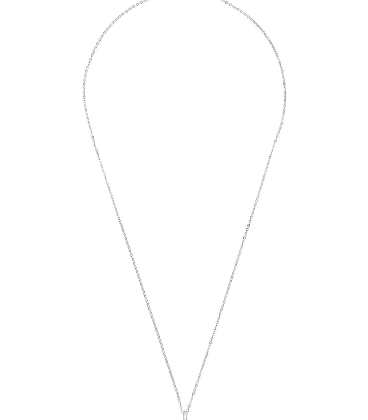 Amor Ketting met hanger voor dames, 925 Sterling zilver, zirkonia synth. | Hart silver Best
