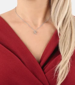 NOELANI Ketting met hanger voor dames, 925 Sterling zilver | strik silver Outlet