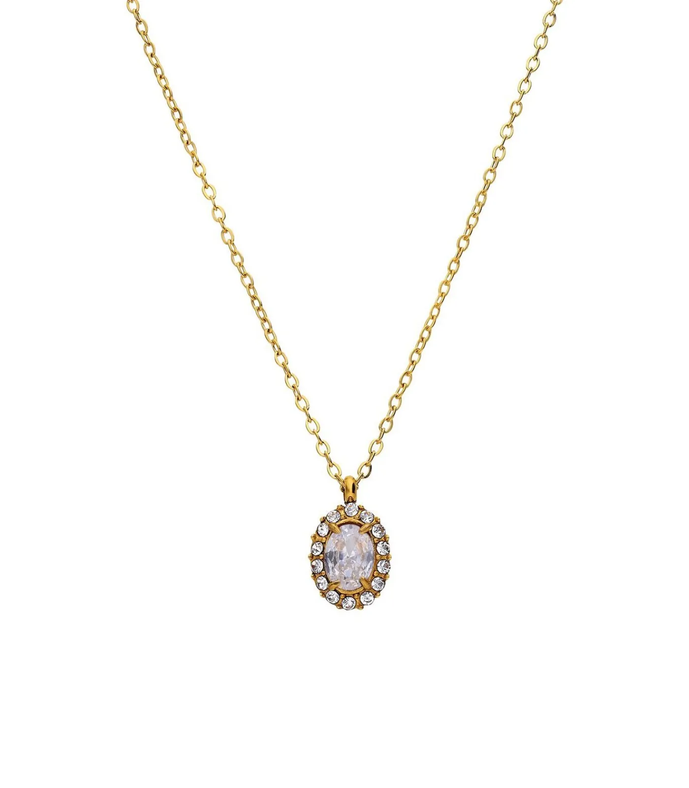 Lucardi Ketting Staal white Outlet