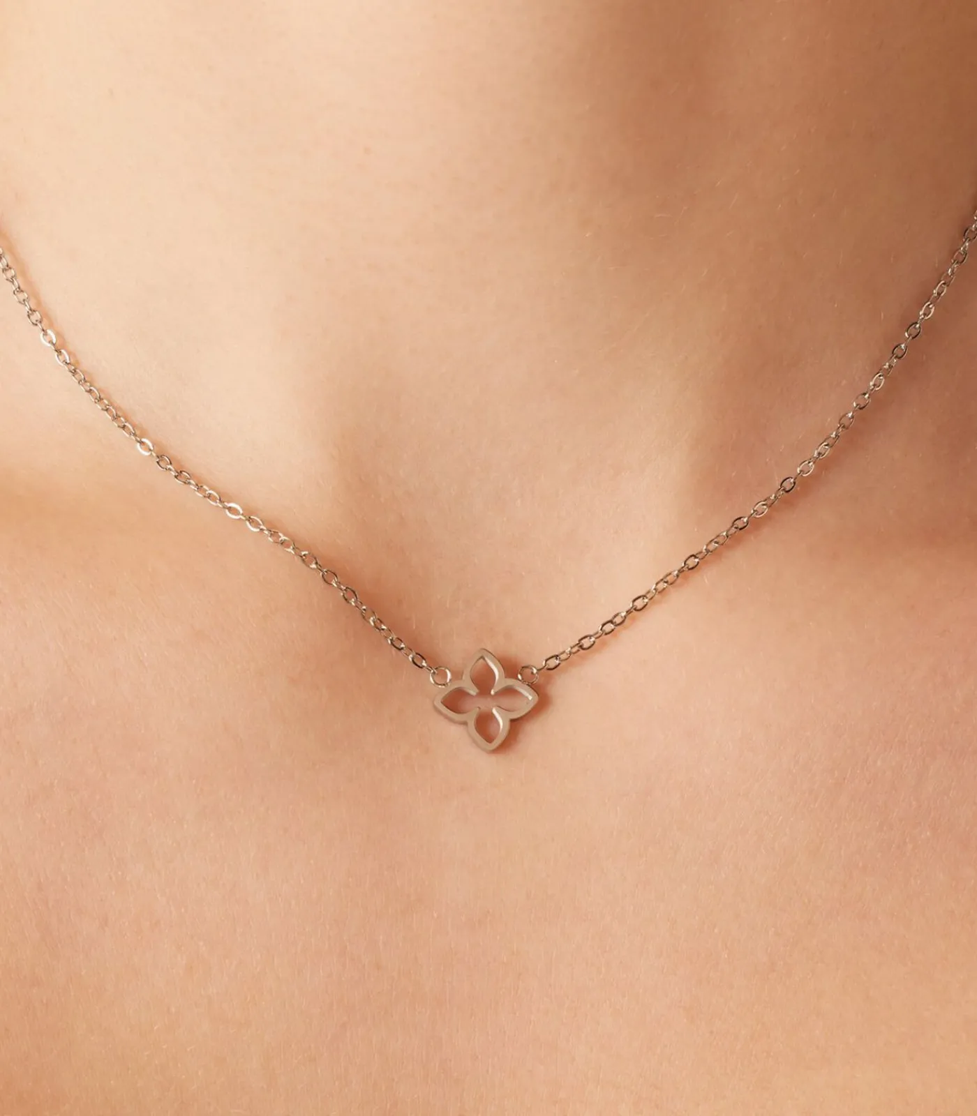Lucardi Ketting Staal silver Clearance