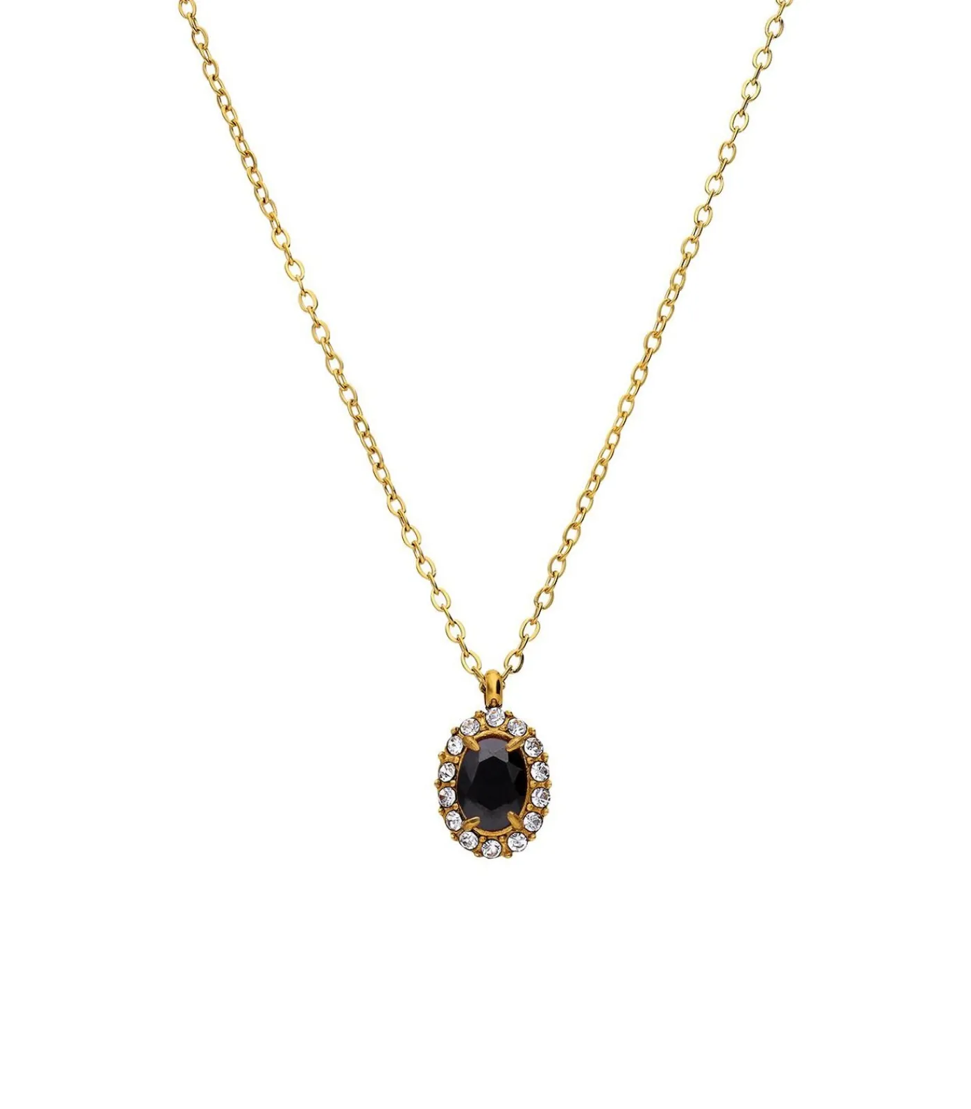 Lucardi Ketting Staal black Outlet