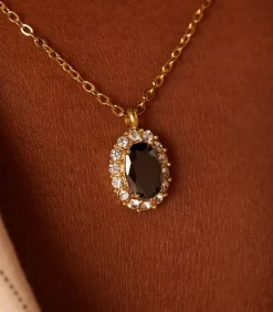 Lucardi Ketting Staal black Outlet