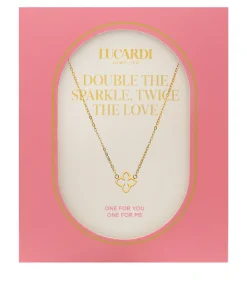 Lucardi Ketting Staal gold Sale