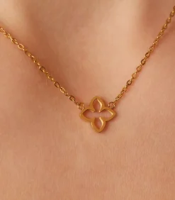 Lucardi Ketting Staal gold Sale