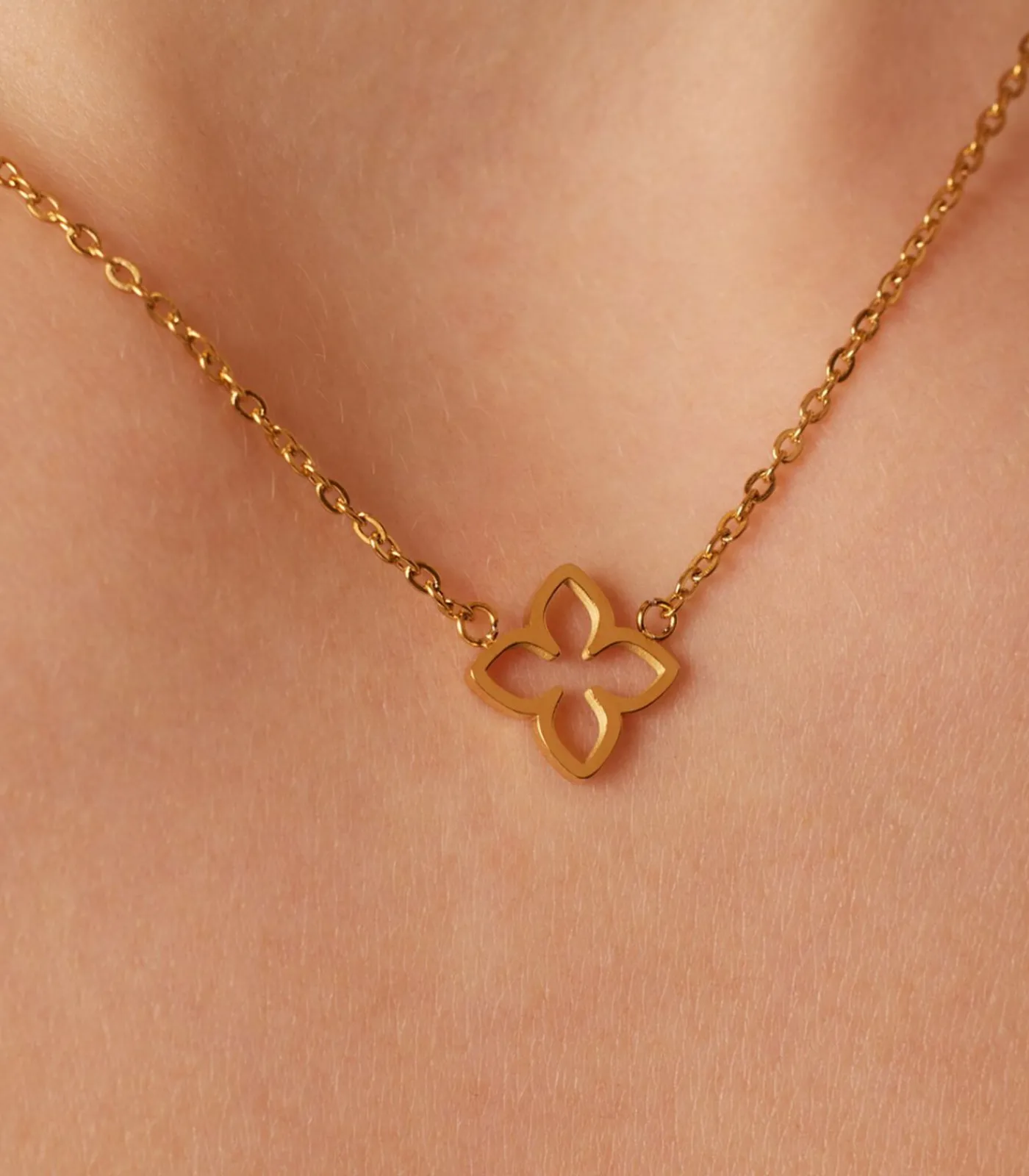 Lucardi Ketting Staal gold Sale