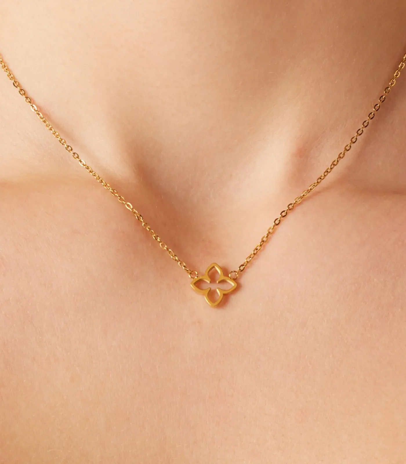 Lucardi Ketting Staal gold Sale