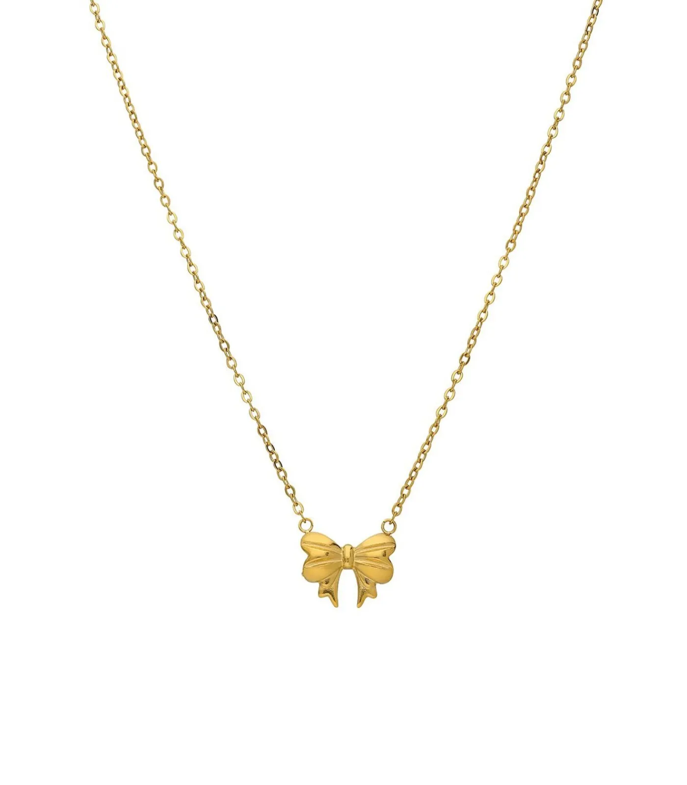 Lucardi Ketting Staal gold