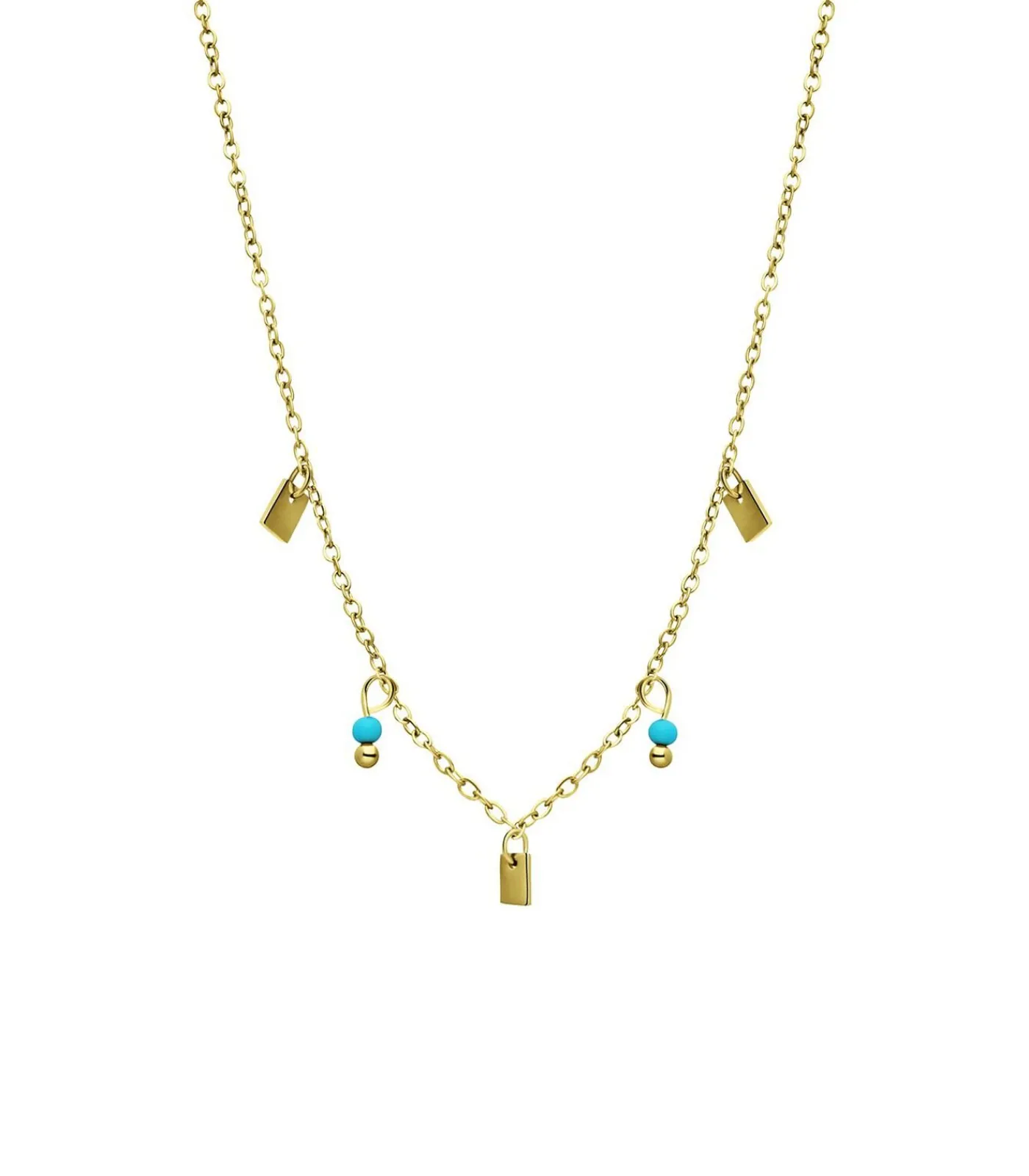 Lucardi Ketting Staal 45 cm multicolor New