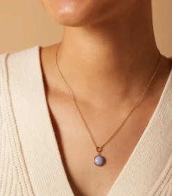 Lucardi Ketting Staal 47 cm - Goudkleurig blue Best