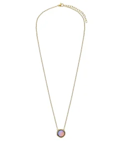 Lucardi Ketting Staal 47 cm - Goudkleurig offWhite Sale