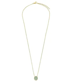 Lucardi Ketting Staal 47 cm - Goudkleurig green