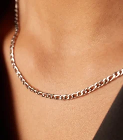 Lucardi Ketting Staal 45 cm - Zilverkleurig silver Best