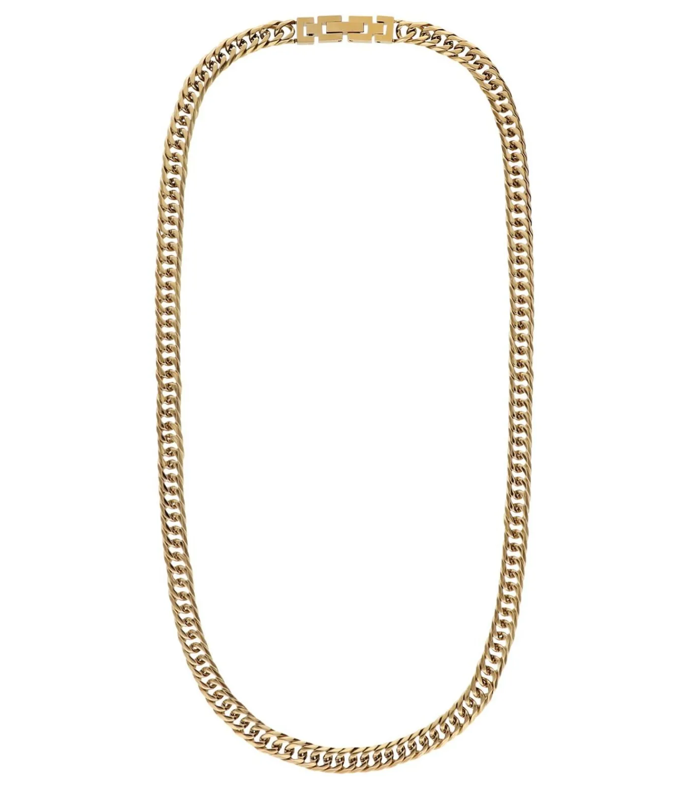 Lucardi Ketting Staal - goudkleurig gold Discount