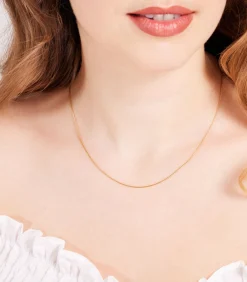 Lucardi Ketting Zilver gold New