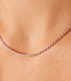 Lucardi Ketting Zilver 42 cm silver Hot