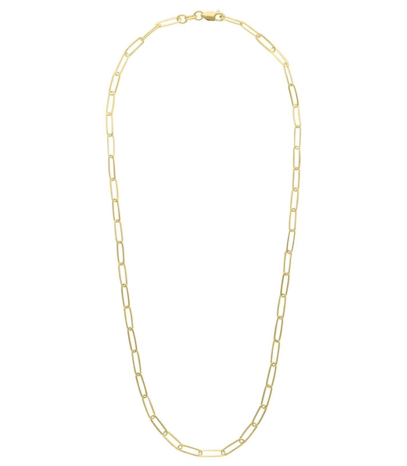 Lucardi Ketting Zilver 45 cm gold New