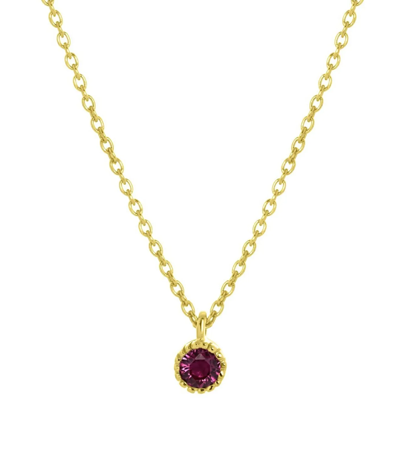 Lucardi Ketting Zilver 45 cm - Goudkleurig gold Clearance