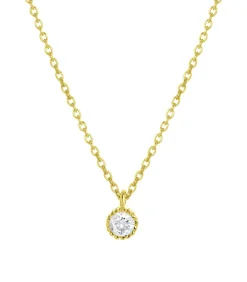Lucardi Ketting Zilver 45 cm - Goudkleurig gold Best