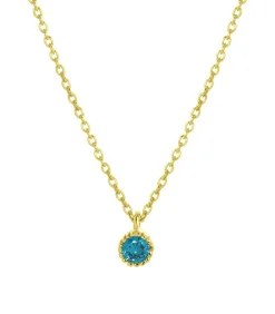 Lucardi Ketting Zilver 45 cm - Goudkleurig gold New