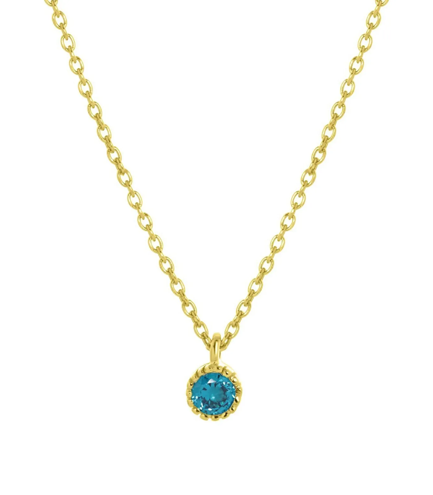 Lucardi Ketting Zilver 45 cm - Goudkleurig gold New