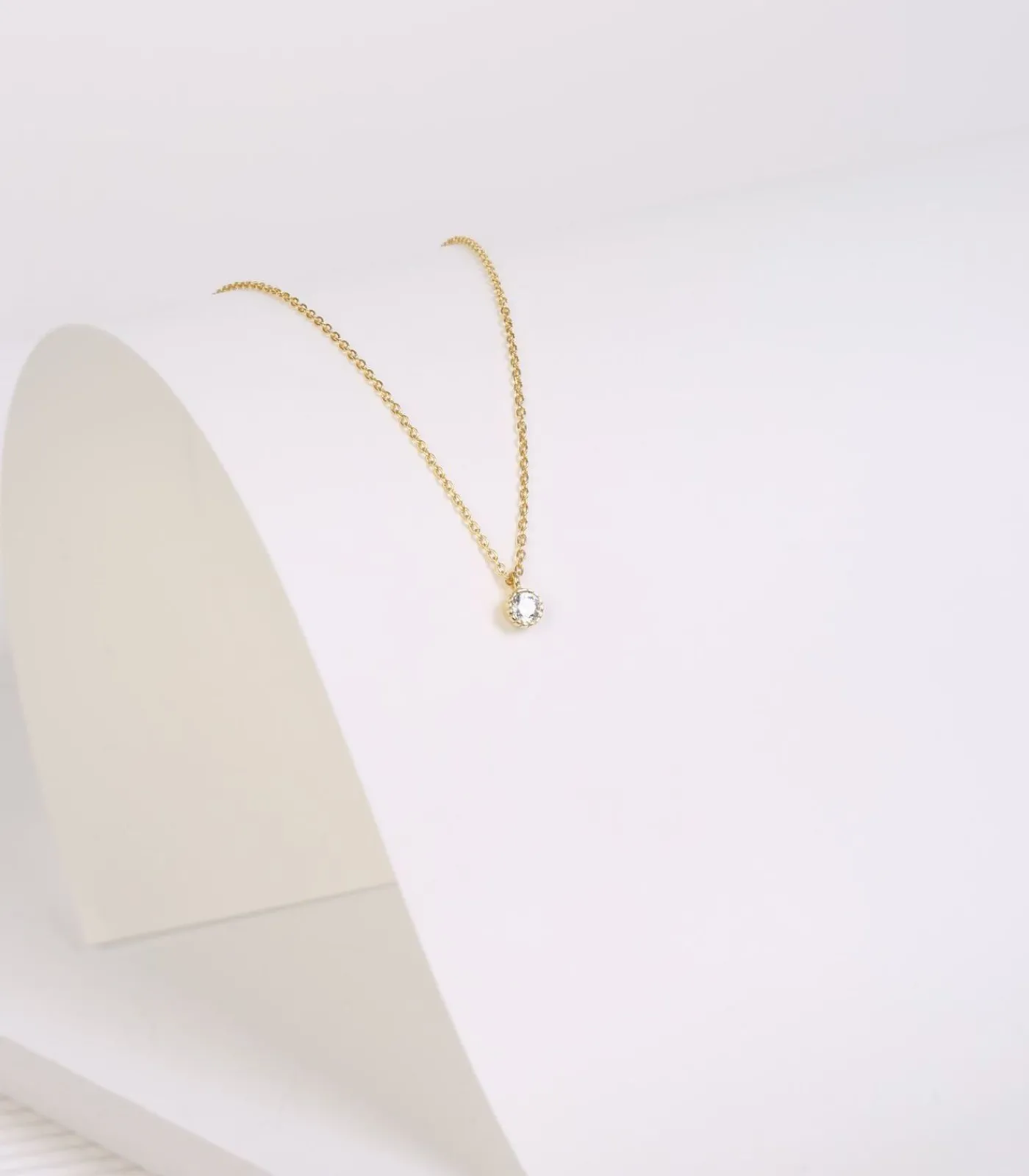 Lucardi Ketting Zilver 45 cm - Goudkleurig gold New
