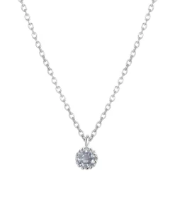 Lucardi Ketting Zilver 45 cm - Goudkleurig silver Discount