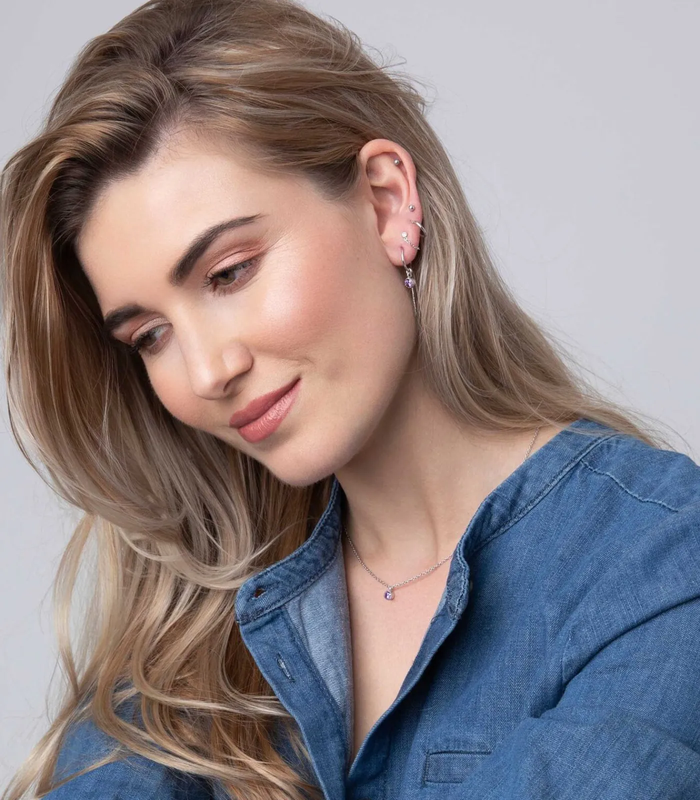 Lucardi Ketting Zilver 45 cm - Goudkleurig silver Discount