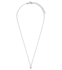Lucardi Ketting Zilver 45 cm - Goudkleurig silver