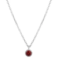 Lucardi Ketting Zilver 45 cm - Goudkleurig silver Clearance