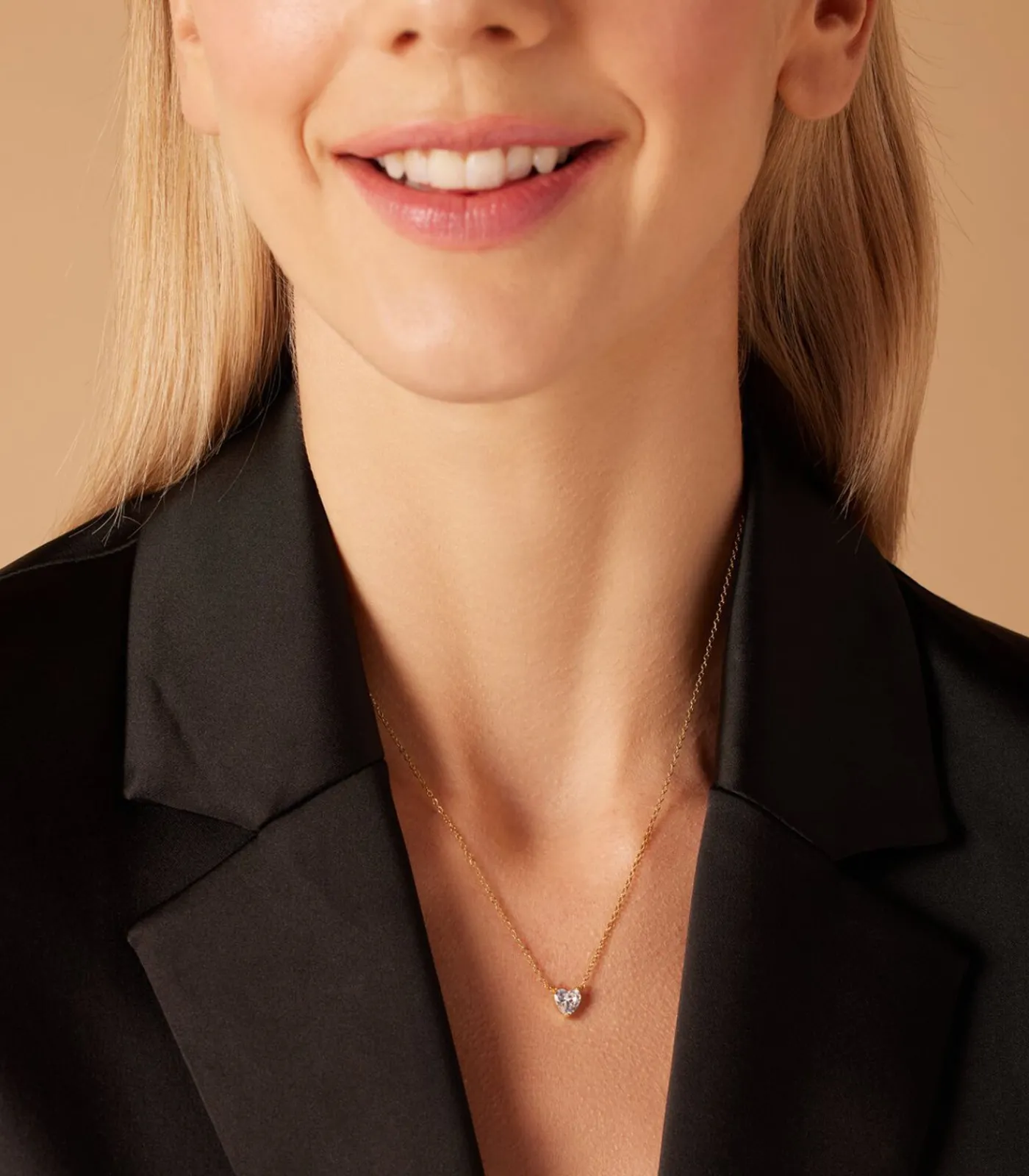 Lucardi Ketting Zilver 45 cm - Zilverkleurig gold
