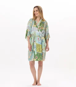 LE CHAT Kimono en viscose ESTEREL 960 green Outlet