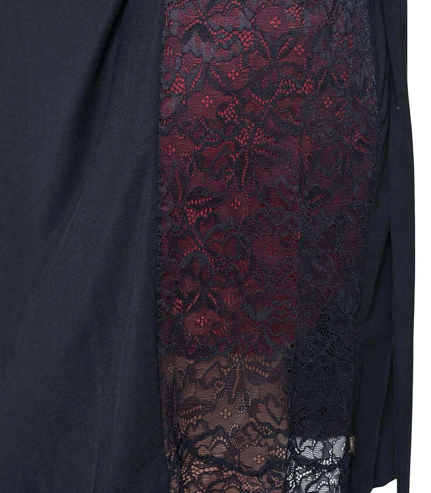 LUNA Kimono met lange mouwen MICRO TOUCH LACE black Sale