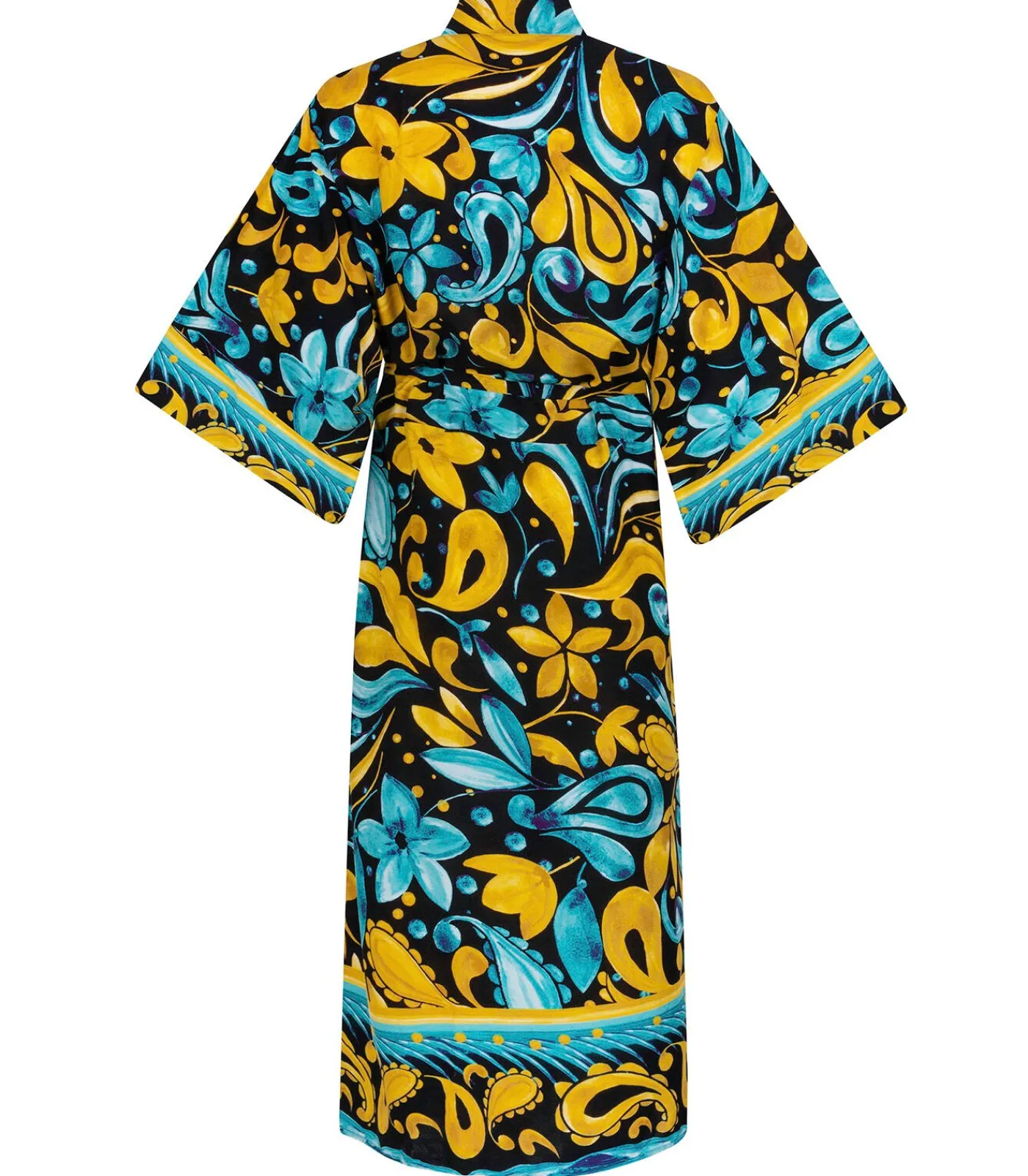 Chic by Lirette Kimono Robe Frangipani - Tealsun blue New