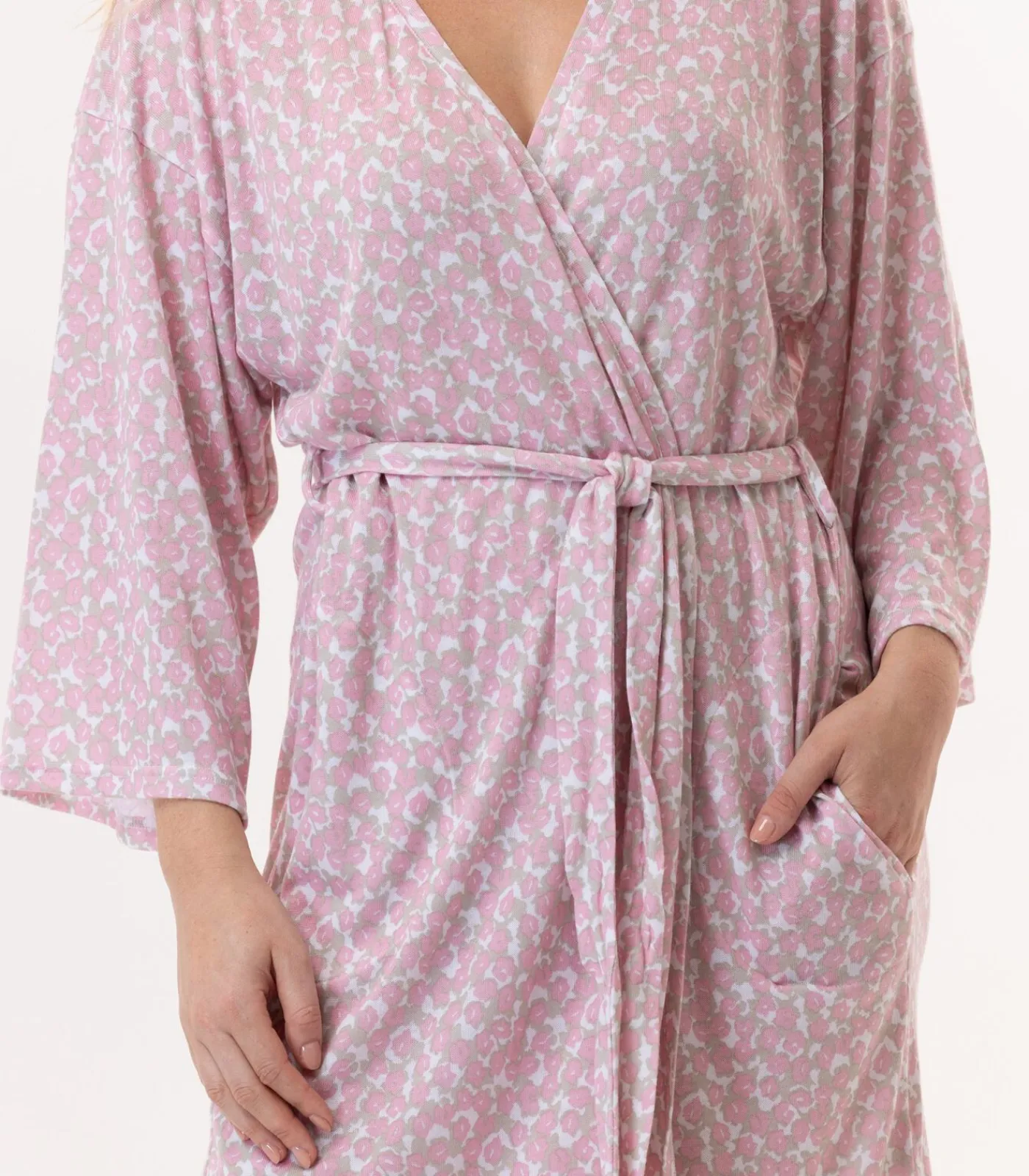 LE CHAT Kimono van viscose CALISSON 960 pink Clearance