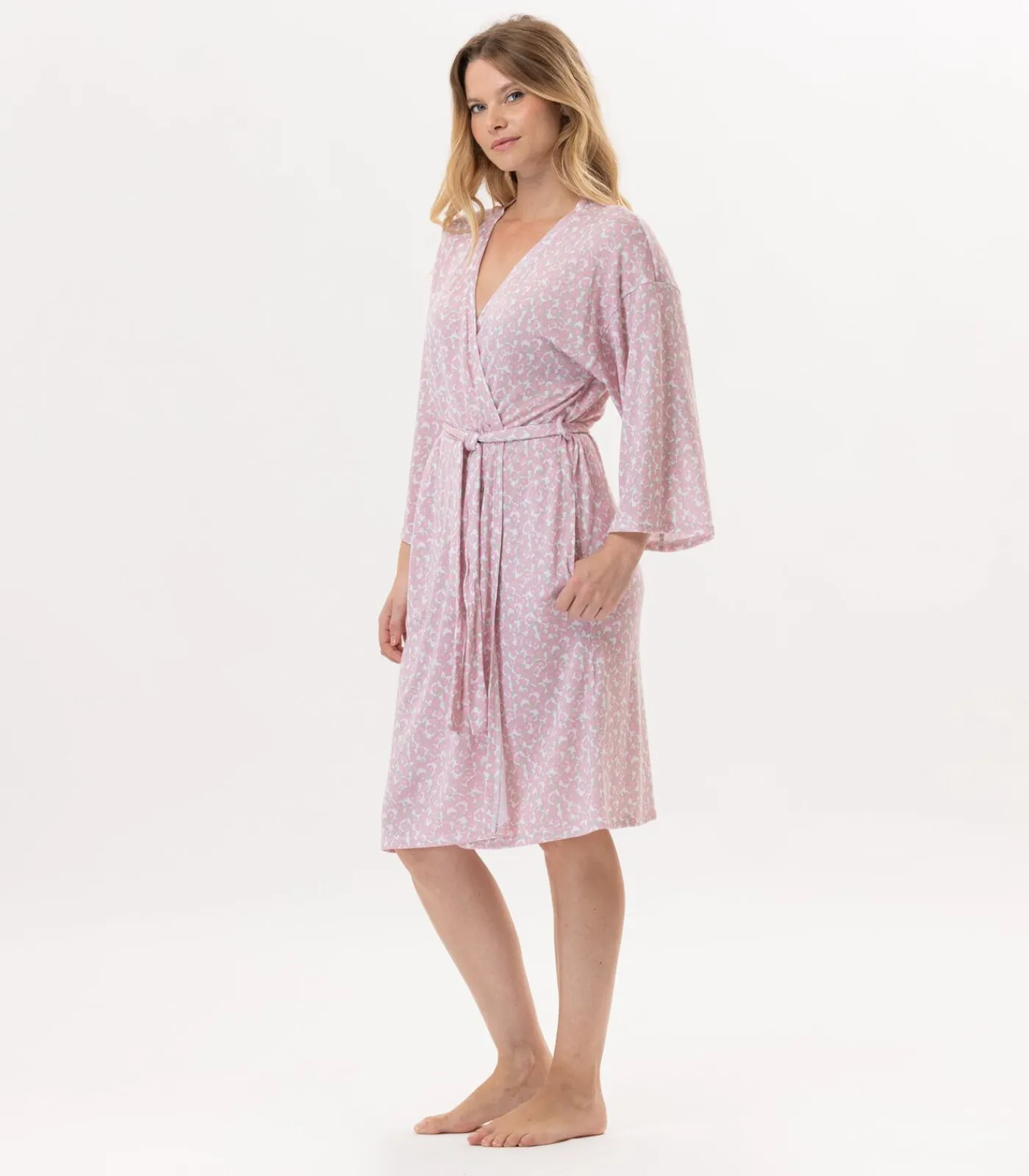 LE CHAT Kimono van viscose CALISSON 960 pink Clearance