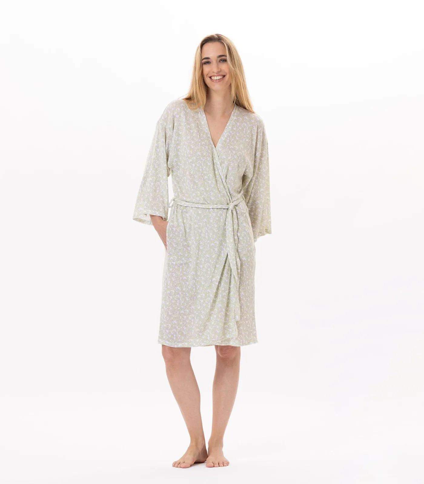 LE CHAT Kimono van viscose CALISSON 960 green Discount