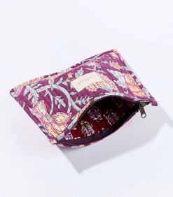 La Fiancée Klein gewatteerd katoenen tasje LISETTE violet