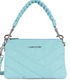 LANCASTER Kleine etui - Canvas Matelassé lightBlue Discount